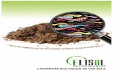 L’entreprise - ELISOL – Analyses biologiques de sol · PDF file morphologique, quantification des nématodes phytoparasites du sol, des racines et autres substrats et kystes de