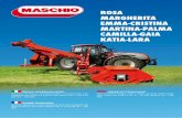 ROSA MARGHERITA EMMA-CRISTINA MARTINA-PALMA …€¦ · Maschio off ers in its range of agricultural implements 10 rear mounted land clearing machines with arms, for mowing grass