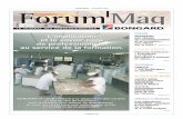 TRIMESTRIEL - AUTOMNE 2005 ForumForumMagMag · L’AVIS DE MADAME Femmes d'Artisans : ... pâtissières comme boulangères, et ont besoin de tempéra-tures différentes à divers