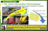 aimed to propel the agriculture industry · PDF file Organic farming options Variety selection, traditional practices, HIGHYIELD, LOW PRODUCTION COST SUSTAINABLE AGRICULTURAL DEVELOPMENT