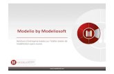 Modelio by Modeliosoft - Université de Haute-Alsace · 2012-11-21 · Modelio (modelio.org) L’atelier de modélisation open source de référence • Une solution sur étagère,