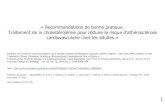 « Recommandations de bonne pratique. Traitement de la … · 2015-05-26 · Synthèse du Conseil de recommandations de la Société française de Médecine Vasculaire (SFMV) d’après