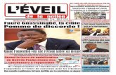 Eveil 385.qxd du 05 décembre 2014 - Togo...Gnassingbé en 2015. On peut conclu-re qu'à travers lui l'opposition se refu-se de regarder la réalité en face. La responsabilité que