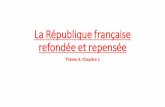 La République française refondée et repensée · I. La refondation de la République (1944-1946) A. Le GPRF En 1944, le général De Gaulle met en place et dirige le Gouvernement