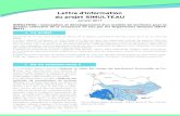 Le projet - Institut national de la recherche agronomiquemaelia-platform.inra.fr/wp...Info...Janvier2017.pdf · Janvier 2017 SIMULTEAU : Conception et développement d’un modèle