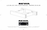 Fabrication de produits en béton Rodt 6 B-4780 St. Vith _NR40/Le-Bloc-de-Co… · BLOCS DE COFFRAGE REWA N.R.40 Le système Les maçonneries système REWA N.R.40 se composent de