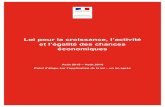 Loi pour la croissance, l’activité et l’égalité des chances … · Les zones touristiques internationales de la Côte d’Azur. Quatre arrêtés du 5 février 2016, délimitent