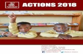 ACTIONS 2018 - Maison Shalom · 133 seulement ont été pris en charge par la Maison Shalom. Ceux de Kigali ont suivi l’encadrement préscolaire au Centre Communautaire Oasis of