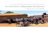 Le mécanisme indépendant d’inspection · Rapport annuel 2012. 3 G ROUPEDELA B ... BERD Banque européenne pour la reconstruction et le développement BID Banque interaméricaine