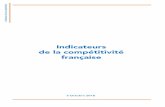 Indicateurs de la compétitivité française · Sources : Eurostat - CTCI 5 à 8 Exportations françaises en % des exportations de la Zone euro (moyenne mobile sur 3 mois) Exportations