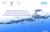 CEREMONIE DE PRESENTATION DE LA STRATEGIE D’INSTITUTIONNALISATION DE …water.gov.ma/wp-content/uploads/2016/08/PRESENTATION... · 2020-05-04 · 2011 : La loi relative à la Généralisation