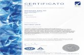 CERTIFICATO - Cybercrime | Information Security€¦ · ALLEGATOALCERTIFICATO No.395581 WholesaleItaliaSrl StradadellaRepubblican.4143121Parma(PR),Italia Standard ISO9001:2015 Certifiedactivity