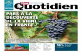 ISSN 1258 - 6447 PARS À LA DÉCOUVERTE DE LA VIGNE EN … · Vigne - 500 000 personnes ont un métier en lien avec la vigne et ses produits (raisin, jus, vin) en France. Responsable