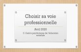 Choisir sa voie professionnellecol71-pasteur-macon.ac-dijon.fr/IMG/pdf/choisr_sa_voie... · 2020-04-20 · Choisir sa voie professionnelle Avril 2020 C. Guérin psychologue de l’éducation