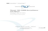 Thrust 15E C4ISR-Surveillance and Space · ii. De systèmes RSR (Renseignement, surveillance et reconnaissance) déployés dans l’espace; iii. De développement et de déploiement