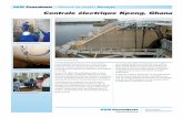 GKM Consultants Résumé de projet Barrages · 2017-08-09 · Instrumentation Géotechnique et Structurale GKM Consultants › Résumé de projet › Barrages Centrale électrique