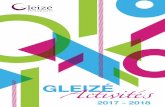 2017 - 2018 - Gleizé · TOUSen forme 6 Danses de France et d'Ailleurs Danse folk Public : Tout public Lieu : Maison George Sand Horaires : 2 e, 4 et 5e mercredi du mois 20h15-22h45