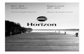 2011 - 2012 Rapport annuel Annual Report 2011 - 2012 · RAppoRt Annuel 2011 - 2012 Réseau de saNté HoRizoN 5 Corporate profile Horizon Health Network (Horizon) is located in New
