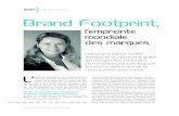 études PAR GAËLLE LE FLOCH* Brand Footprint,prodimarques.com/.../rdm91-article-13-brand-footprint.pdf · 2017-12-12 · 20 -2 Maggi 77 -9 69.1 4.0 ... Brand Footprint est basée