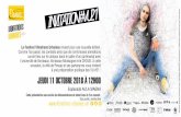 JEUDI 11 OCTOBRE 2018 À 12H00 - Club Presse Bordeaux · 2018-10-01 · Le Festival Vibrations Urbaines revient pour une nouvelle édition. Comme l’an passé, les contests ainsi