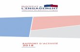RAPPORT D’ACTIVITÉ 2018 · < 3 % sont en recherche d'emploi depuis plus de 6 mois contre 16,5 % des jeunes de 15-29 ans en France (INJEP, Les chiffres clés de la jeunesse 2019)