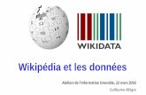 Wikipédia et les données · moissonner les données structurées de Wikipédia (dans chaque langue) construire et publier une base de données web requêtable "dataset" enrichir