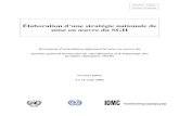Élaboration d’une stratégie nationale de mise en œuvre du · PDF file 2006-03-24 · de classification et d’étiquetage des produits chimiques (SGH) comme norme internationale