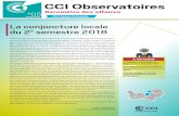 CCI Observatoires · Baromètre des affaires CCI Observatoires #05 Février 2019 CCI Seine Estuaire Selon les dernières communications de l’Insee et de la Banque de France, la