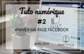 Tuto numérique #2 - Office de Tourisme Dieppe-Maritime · 2019-04-26 · Le proﬁl Le proﬁl Facebook c’est un peu la base, la toute première étape.Avant de créer une page
