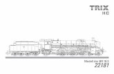 Modell der BR 18.3 22181€¦ · les en tête du «Rheingold», nouveau train de luxe de la Reichsbahn. Toutes les locomotives de la série 18.3 – exceptée une – survécurent