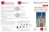 Mairie de SALERS - PRÉSENTATION CONTACTS BONOONNON … · 2016-07-22 · CONTACTS Les partenaires de la Fondation du patrimoine Auvergne : FONDATION DU PATRIMOINE DÉLÉGATION AUVERGNE
