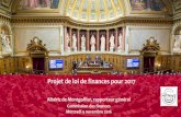 Projet de loi de finances pour 2017 - Senat.fr · Dcomposition de l’volution des dpenses de l’État entre la loi de programmation des finances publiques (LPFP) et le projet de