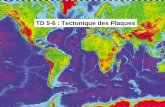 TD 5-6 : Tectonique des Plaques · 2004-11-20 · Expansion océanique (Atlantique Nord) y = -0.0564x y = 0.0595x 0 20 40 60 80 100 120 140 160 180-2800 -1800 -800 200 1200 2200 distance