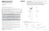 103583 SLIDE BAR AND SLIDE BAR WITH HAND SHOWER BARRA Rev C.pdf · PDF file 2020-07-28 · Slide Bar Installation 51361p, 56361p • Measure and mark the locations for the drilled