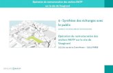 - Synthèse des échanges avec le public · Synthèse des échanges avec le public Opération de restructuration des ateliers RATP sur le site de Vaugirard 8 3- Page d’accueil du
