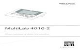 YSI MultiLab 4010-2 Operations Manual - French Library/Documents/Manuals...MultiLab 4010-2 Vue d'ensemble ba76142f04 09/2015 7 1 Vue d'ensemble 1.1 Appareil de mesure MultiLab 4010-2