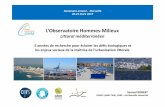 L’Observatoire Hommes Milieux - Sciencesconf.org · 17‐09‐2015 : réunion sur le site du Golfe d’Aigues‐Mortes 01‐03‐2016 : réunion sur le site de Marseille (labos