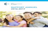 RAPPORT ANNUEL 2016-2017 · RAPPORT ANNUEL 2016-2017 3 Mission Assurer la protection du public et la qualité des services professionnels fournis par les audioprothésistes. L’Ordre