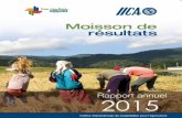 Rapport annuel 2015 de l Amériques - IICArepiica.iica.int/docs/B3957f/B3957f.pdf · Garantie de la santé agricole et de la sécurité sanitaire des aliments dans les Amériques