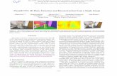 PlaneRCNN: 3D Plane Detection and Reconstruction From a ... · System Contribution: The paper provides a new bench-mark for the piecewise planar depthmapreconstruction task with much
