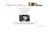 Franz KAFKA (Bohème) · PDF file 1 . . André Durand présente. Franz KAFKA (Bohème) (1883-1924) Au fil de sa biographie s’inscrivent ses œuvres . qui sont résumées et commentées