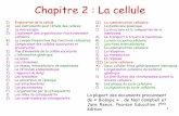 Chapitre 2 : La celluleetudiant.iplh.fr/IPLH_S05A/CD_Cellule.pdf · la cellule, le déplacement de la cellule, le déplacement des chromosome pendant la division cellulaire… Les