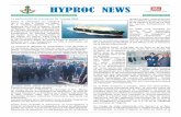 Hyproc News n°4 · de la Marine Marchande. M. CHAKIB Khelil, a fait part de sa ﬁerté et de sa joie d’assister à un tel événement, signe de la justesse de la vision de croissance