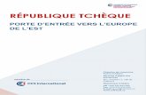 RÉPUBLIQUE TCHÈQUE - CCI Puy-de-Dôme · Taux de chômage (trim. 1 2018) tchèque Langue. 3 ... occupée tchèque est compo-sée de 7,02 millions de per-sonnes en 2017 et le taux