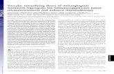 Vascular normalizing doses of antiangiogenic treatment ...Vascular normalizing doses of antiangiogenic treatment reprogram the immunosuppressive tumor microenvironment and enhance