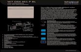 W7 OS4 4S1 P BL - Whirlpool EMEA · PDF file 2020-04-28 · noire, pyrolyse - W7 OS4 4S1 P BL Ce four encastrable Whirlpool présente les caractéristiques suivantes : technologie