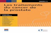 NOVEMBRE 2010 Les traitements du cancer de la prostate · vec plus de 71 500 nouveaux cas estimés en France en 2010, le cancer de la prostate est le cancer le plus fréquent. Il
