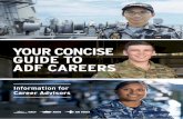 YOUR CONCISE GUIDE TO ADF CAREERS...rewarding work. The package of benefits on offer has no equal in the civilian world. Your students may enjoy: Career benefits Skills training, apprenticeships