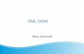 XML DOM - WordPress.com · 3 Définition par W3C Le modèle objet de document (DOM) est : une interface de programmation d'application (API) pour les documents HTML et XML. Il définit