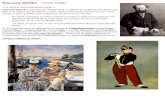 Édouard MANET (1832-1888) · Édouard MANET (1832-1888) « le maître des impressionnistes » Edouard MANET naît dans une famille aisée et raffinée de magistrats du côté de